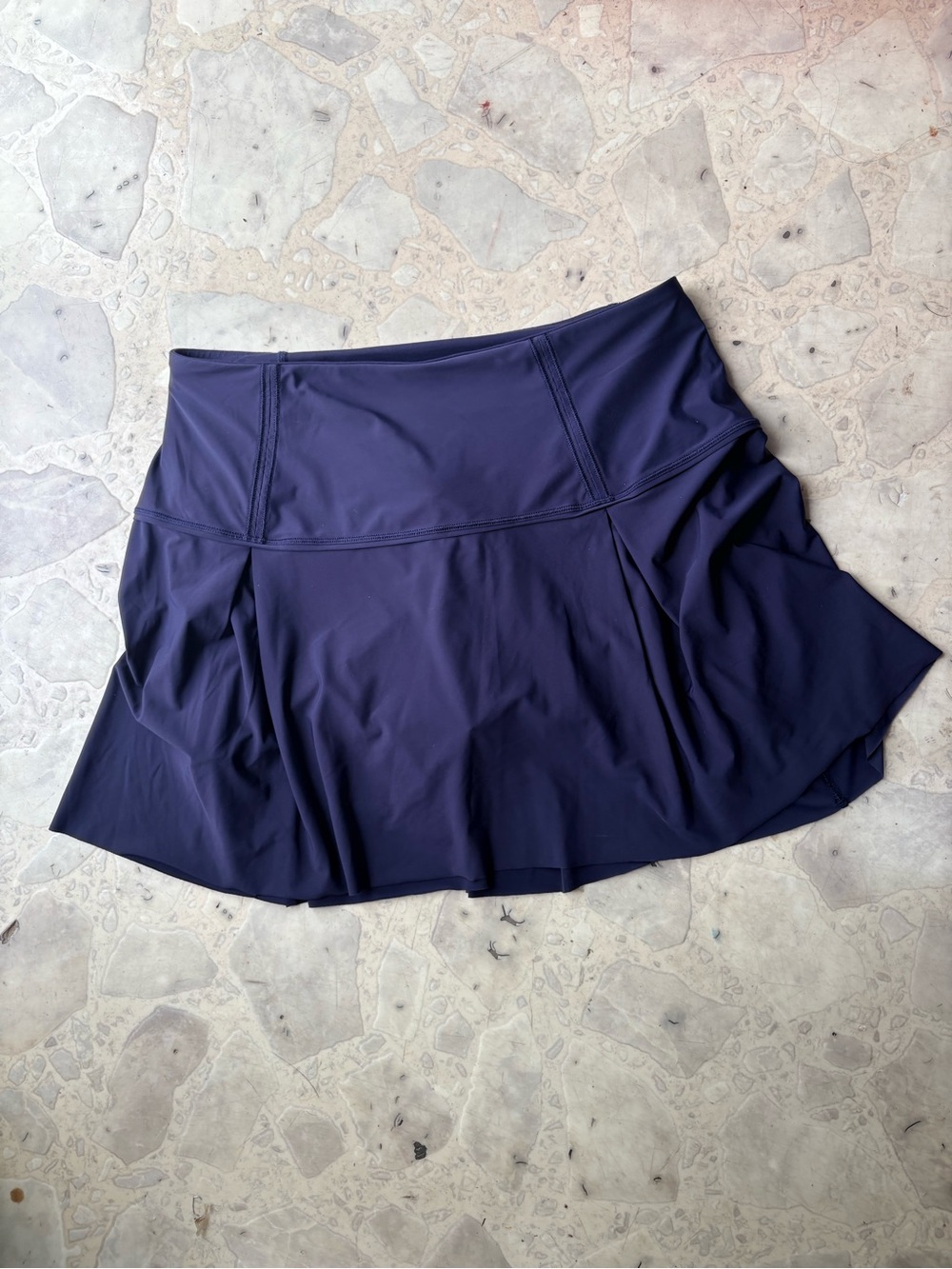 Lululemon Pleated Athletic Skort Dark Navy – Size 6 Tall - Picture 6 of 7